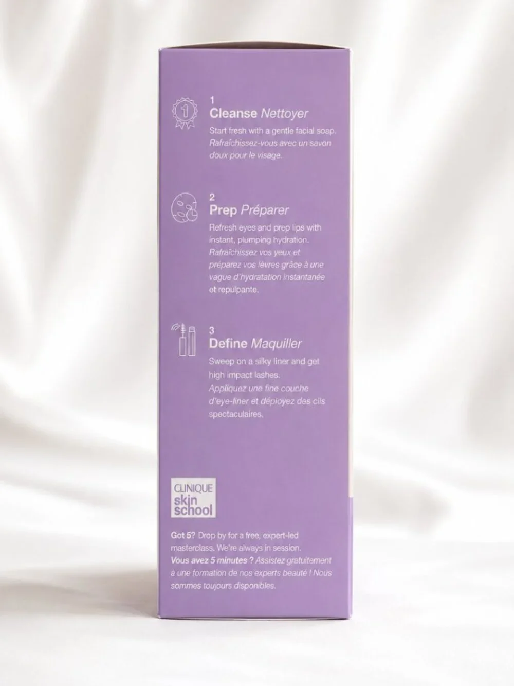 NWT Clinique Best of the Best 5-Piece Mini Skincare & Makeup Gift Set